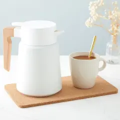 Juvale 3 Pack Rectangle Cork Trivets for Hot Dishes - Cork Placemats, Pads for Kitchen Counter, Pots, Table (12.5x6.6 In)