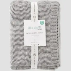 Little Planet by Carter's Sweater Knit Blanket - Gray