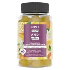 Love Beauty and Planet Multi-Benefit Vitamins Dietary Vegan Supplement - Citrus Crush &ndash; 60ct