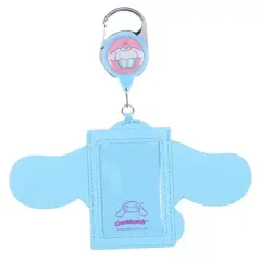 Hello Kitty and Friends Snack Shop Cinnamoroll Retractable ID Badge Reel Lanyard Keychain with Lobster Claw Clasp Blue