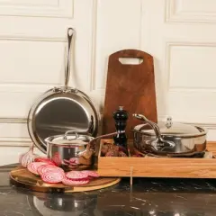 Mauviel M'Cook Stainless Steel 5 Piece Cookware Set