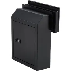 Acekool Steel Locking Wall Mount Mailbox, Security Key Drop Box for Outdoor, for Parcels & Letter Collection
