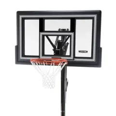 Lifetime Adjustable In Ground 50" Basketball Hoop - White/Black