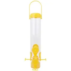 Perky-Pet Finch 1.5 lb Plastic Tube Bird Feeder 6 ports