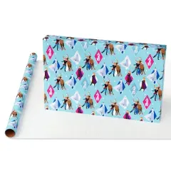 American Greetings 30" 40 sq ft Frozen Gift Wrap