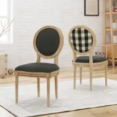 Set of 2 Phinnaeus Farmhouse Dining Chairs - Christopher Knight Home