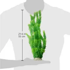 Unique Bargains Fish Tank Emulational Plant Decor Green 21.6" 1 Pc