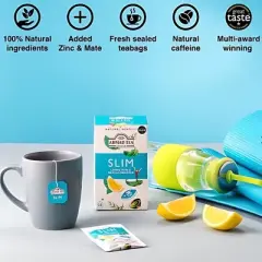 Ahmad Tea Slim Lemon, Mate & Matcha Green Tea 20ct tea bags