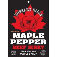 Buffalo Bills 1.5oz Premium Maple Pepper Beef Jerky Packs (ten 1.5oz beef jerky packs)