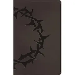 ESV Premium Gift Bible (Trutone, Charcoal, Crown Design) - by  Esv Bibles (Leather Bound)