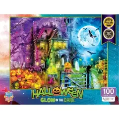 MasterPieces 100 Piece Glow in the Dark Jigsaw Puzzle - Spooky Nights