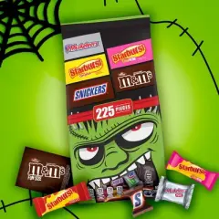 M&M's, Snickers, Starburst & 3Musketeers Halloween Variety Pack - 67.97oz/225ct