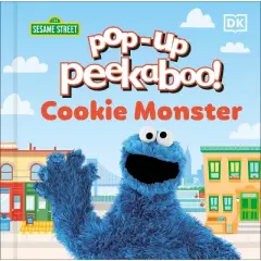 Pop-Up Peekaboo! Sesame Street Cookie Monster - by  Tori Kosara (Board Book)