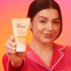 Nair Moisturizing Facial Hair Removal Cream with Sweet Almond Oil - 2.0oz