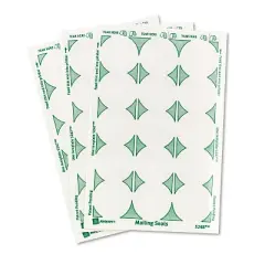 Avery Printable Mailing Seals 1" dia. Clear 480/Pack 05248