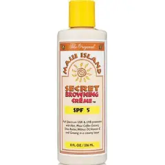 Maui Island Secret Browning Creme Tanning Lotion and Oil - SPF5 - 8oz