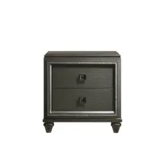 Faris 2 Drawer Nightstand Black - Picket House Furnishings