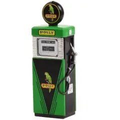 1951 Wayne 505 Gas Pump "Polly Gas" Green and Black "Vintage Gas Pumps" Series 13 1/18 Diecast Model by Greenlight
