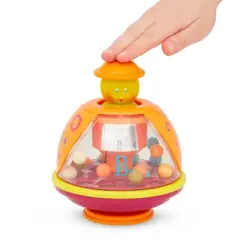 B. toys Ladybug Ball Popping Toy Poppitoppy: Sensory Development Toy for Babies & Toddlers