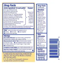 ColdCalm Pellets On the Go by Boiron Homeopathic Medicine For Multi-Symptom Cold Relief  -  160 Pellet