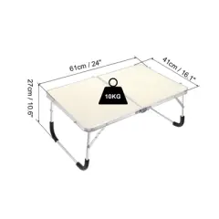 Unique Bargains Bed Sofa 24 x 16.1 x 10.6-inch Portable Foldable Laptop Table Working Desks with 1Pc Tote Bag
