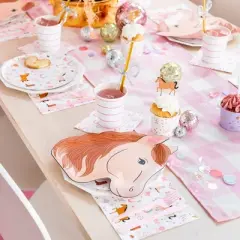 Daydream Society - Pony Large Plates - Pack of 8 Paper Plate