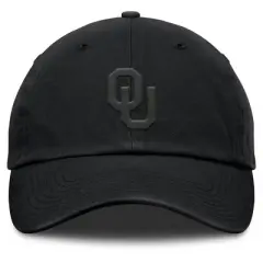 NCAA Oklahoma Sooners Unstructured Black Tonal Cotton Hat