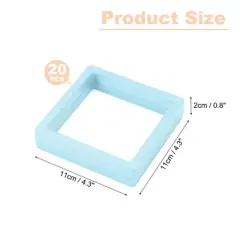 Unique Bargains PE Nail Art Jewelry Storage Packaging Display Decorative Boxes 20 Pcs