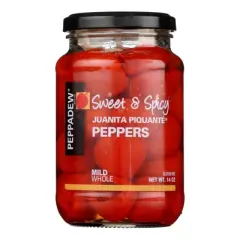 Peppadew Sweet & Spicy Juanita Piquante Peppers - Case of 12/14 oz