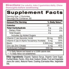 Vitamin World - Hair, Skin & Nail Gummies with Biotin & Collagen