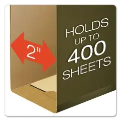 Pendaflex Reinforced 2" Extra Capacity Hanging Folders Legal Standard Green 25/Box 4153X2
