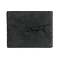 American Bison Men's Leather Horse Embossed Bifold Wallet