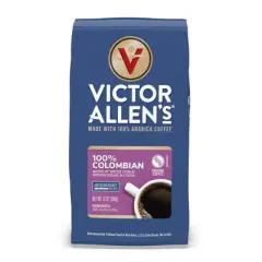 Victor Allen's Coffee 100% Colombian, Medium Roast, Ground Coffee, 6 Pack - 12oz Bags