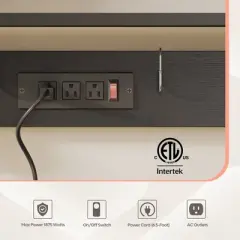 Bestier 60 inch Bakers Rack with Power Outlet, 5 Tiers with Storage