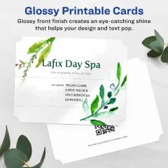 Avery Printable Scalloped Postcards, 4.25" x 5.5", Glossy White, 50ct