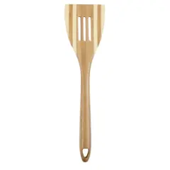 Core Kitchen Pro Chef Beige Bamboo Slotted Spatula L-12.01 W-3.15 H-0.59
