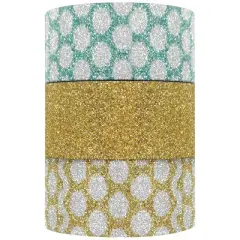 Wrapables Bright Dots Japanese Washi Masking Tape (Set of 3)