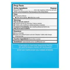 Hyland's Naturals Cell Salt #12, Silicea 6X, 100 Quick-Dissolving Single Tablet