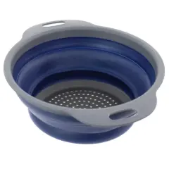 Oster Bluemarine Collapsible Plastic Colander in Blue