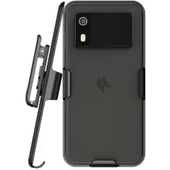 Nakedcellphone Holster Case for Zebra EM45 RFID Enterprise Mobile Device - Ratchet Belt Clip Holder - Black