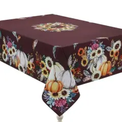 Laural Home Fall Feathers Rectangle Tablecloth