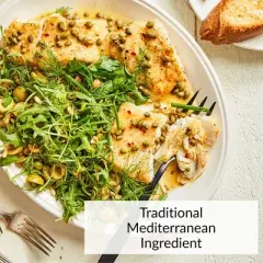 DeLallo Capote Capers in Brine, 4 oz Jar, (4 Pack)