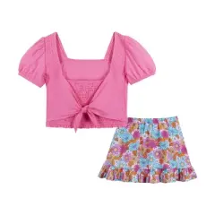Andy & Evan  Kids  Floral Skirt Set