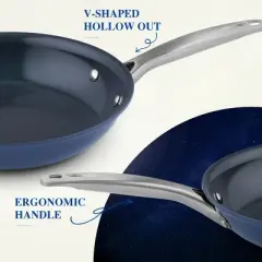 ZACHVO 10-inch Ceramic Ceramic Nonstick Frying Pan / Skillet, Oven & Dishwasher Safe