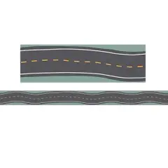 Teacher Created Resources&reg; Road Trip Straight Border Trim, 35 Feet Per Pack, 6 Packs