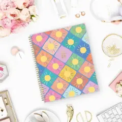 Blue Sky Brook Gossen Clear 8.5"x11" 2025-2026 Weekly/Monthly Wirebound Planner 15 Months Sun