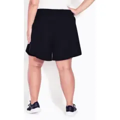 Women's Plus Size Active Short - black | AVENUE LEISURE