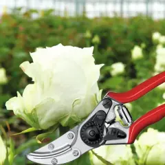 FELCO 100, Cut and Hold Forged Aluminum Rose Pruner, Certified by World Federation of Roses, Swiss Made