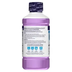Pedialyte Immune Support Electrolyte Solution Hydration Drink - Grape - 33.8 fl oz