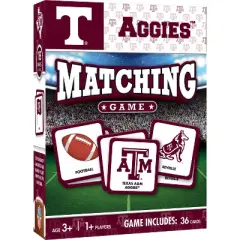 MasterPieces Officially Licensed NCAA Texas A&M Aggies Matching Game for Kids and Families